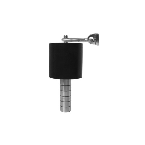 ABH 1803HO Heavy-Duty High Abuse Floor Stop Holder, Satin Stainless Steel