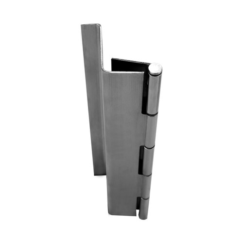 ABH A511085 Full Mortise Stainless Steel Pin Barrel Continuous Hinge, 14 Gauge, Satin Stainless Steel