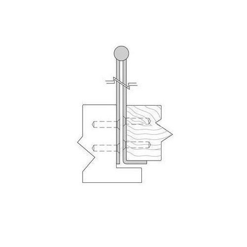ABH A5515WT078 Full Mortise Stainless Steel Continuous Hinge - 12 Gauge Heavy Duty, Flush Mount, Bright Stainless Steel