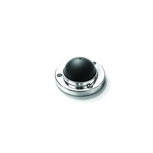 ABH AB412 Wall Mount Solid Cast Convex Door Stop - 2-7/16