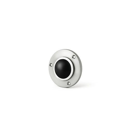 ABH AB415 Large Wall Mount Wrought Convex Door Stop, 4