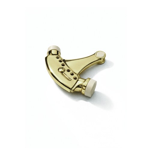ABH AB528 Heavy Duty Hinge Pin Door Stop, Bright Brass