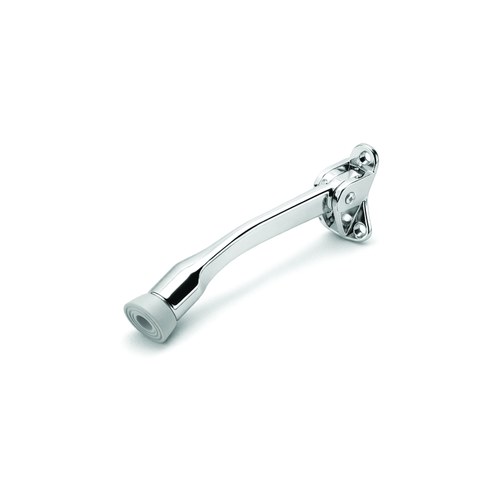 ABH AB458 Movable Kick Down Door Stop (Zinc), Bright Chrome