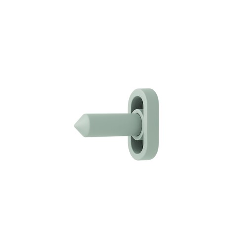 ABH AB609 Door Silencer - Wood Door - Grey Rubber (100 Pack)