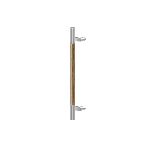 ABH AB4050-24 Offset Pull, Stainless Steel, Wood Grip, 24