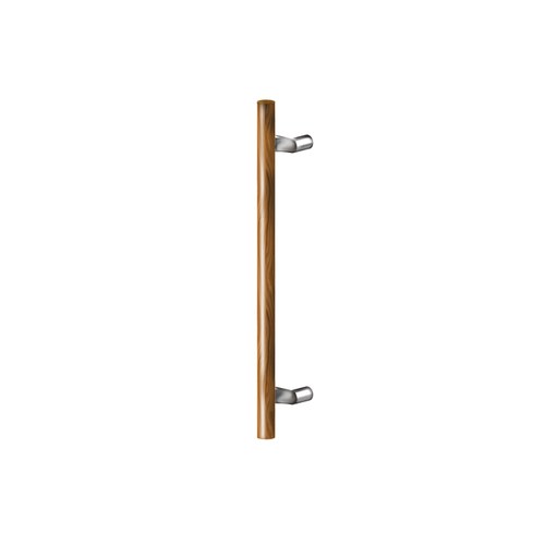 ABH AB4130-12 Offset Pull, Wood Grip, Flat Ends, Variable Grip Sizes, 12