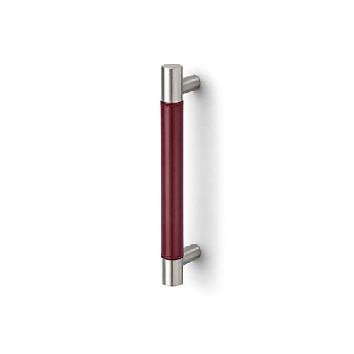 ABH AB6610-5 Straight Small Pull, Stainless Steel, Flush Leather Grip, 5/8
