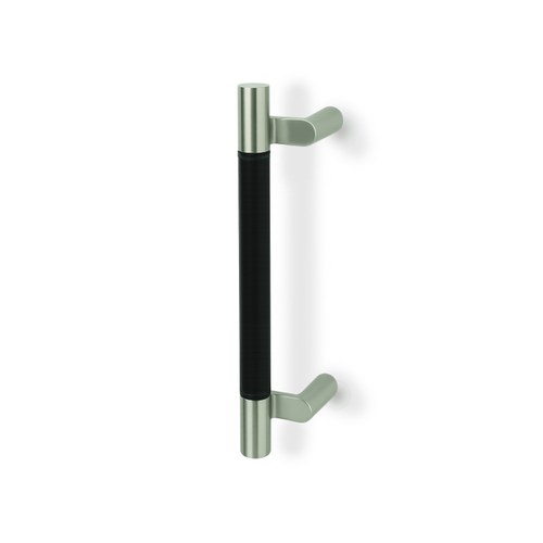 ABH AB6630-5 Offset Small Pull, Stainless Steel, Flush Leather Grip, 5/8
