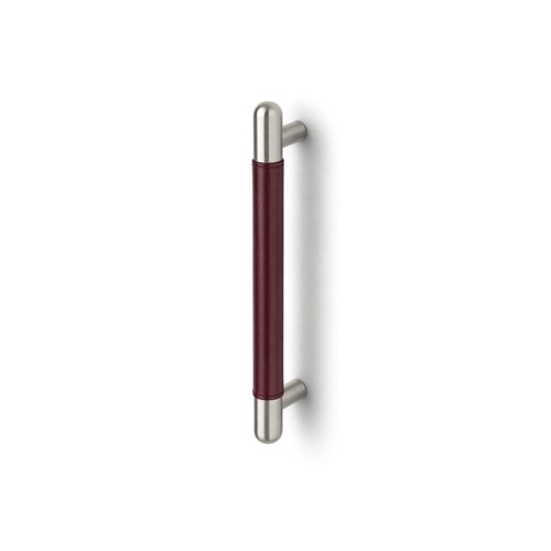 ABH AB6650-5 Straight Small Pull, Stainless Steel, Flush Leather Grip, 5/8