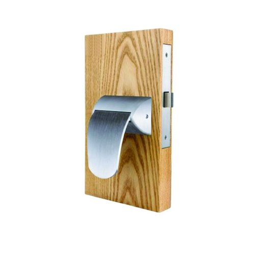 ABH LR6760 Ligature-Resistant Wide Paddle Trim for Non-ABH Mortise Lock, Bright Brass