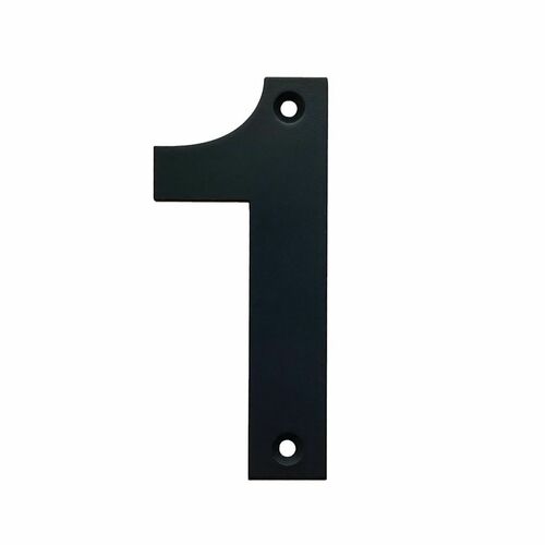 Acorn AN1BP Black Stainless Steel House Number 1