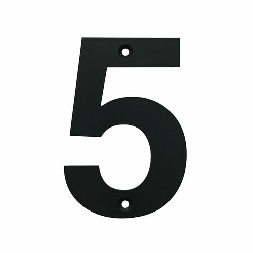 Acorn AN5BP Black Stainless Steel House Number 5