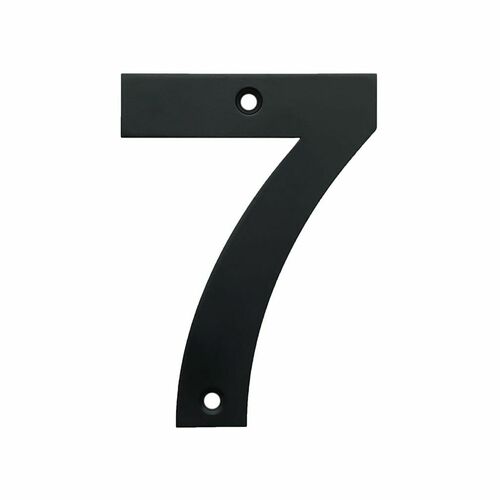 Acorn AN7BP Black Stainless Steel House Number 7