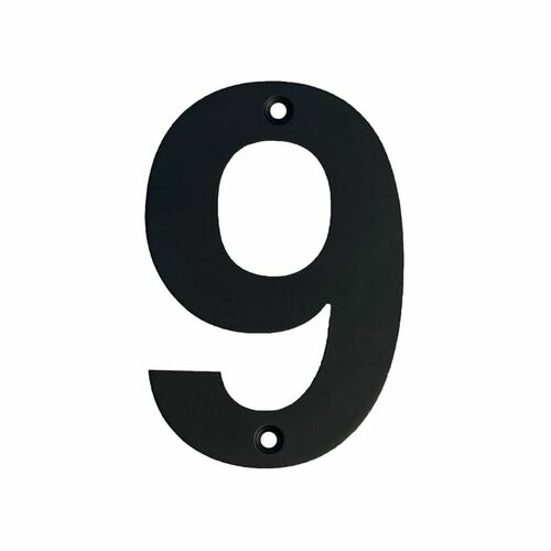 Acorn AN9BP Black Stainless Steel House Number 9