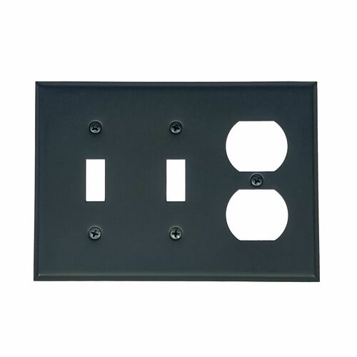 Acorn AW7BP Double Toggle Duplex Wall Plate