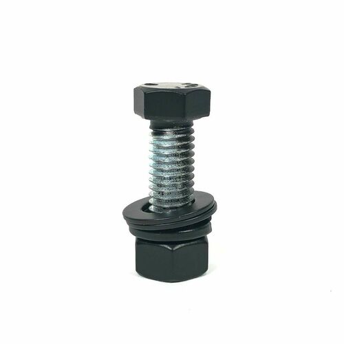 Acorn BHJBI Black End Stop Bolt with Washers and Nut
