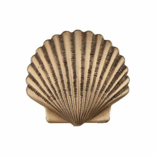 Acorn DPAGP Museum Gold Small Scallop Cabinet Knob