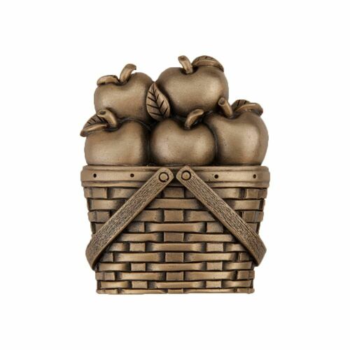 Acorn DQAGP Museum Gold Apple Basket Cabinet Knob