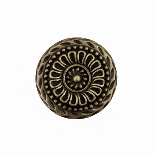 Acorn DQFAP Antique Brass Lace Circle Cabinet Knob