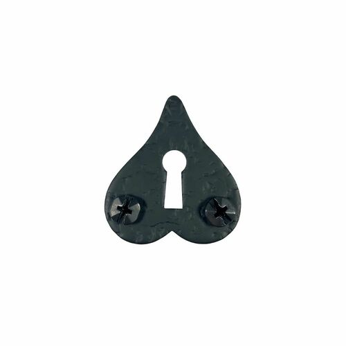 Acorn RM8BP Rough Heart Skeleton Key Plate