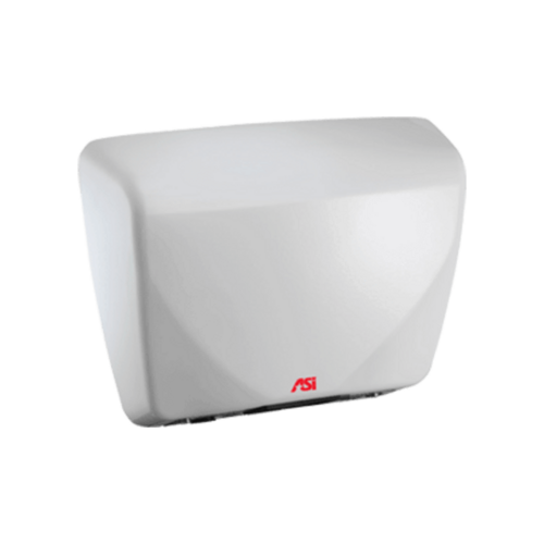 ASI 0185 Profile Automatic Hand Dryer, Steel Cover, 100-240V, White, Surface Mounted