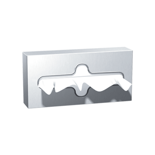 ASI 0258-SS Satin Stainless Steel Surface-Mounted Facial Tissue Dispenser