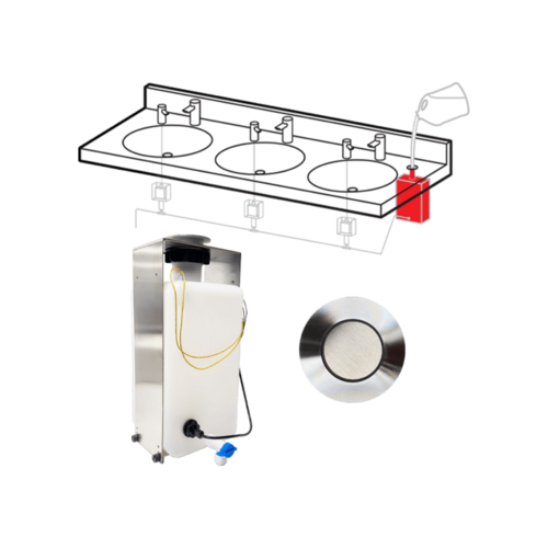 ASI 0387 Top Fill Multi-Feed Vanity Fill Port with 6L Under Vanity Tank
