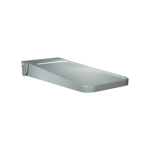 ASI 0698 Stainless Steel Fold Down Utility Shelf - Surface Mounted