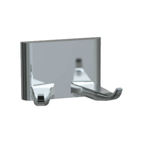 ASI 0745-Z Double Chrome Plated Zamak Robe Hook - Surface Mounted