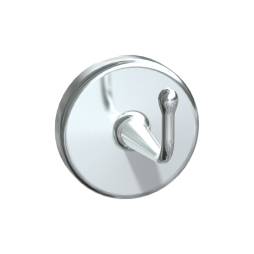 ASI 0751 Heavy Duty Satin Stainless Steel Surface-Mounted Robe Hook