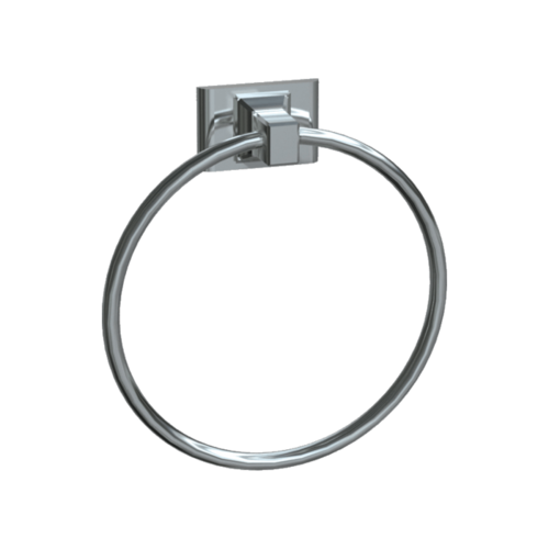 ASI 0785-Z Chrome Plated Zamak Surface-Mounted Towel Ring