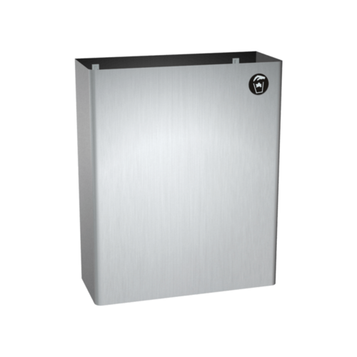 ASI 0828 Traditional Surface-Mounted Waste Receptacle, 6.5 Gal.