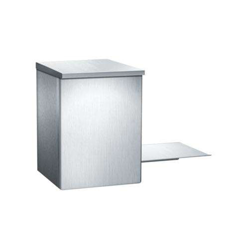 ASI 0852-SH Sanitary Waste Disposal with Shelf - Surface Mounted