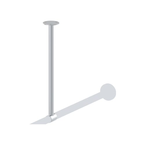ASI 1204-C18 Ceiling-Mounted Shower Rod Support for 1-1/4