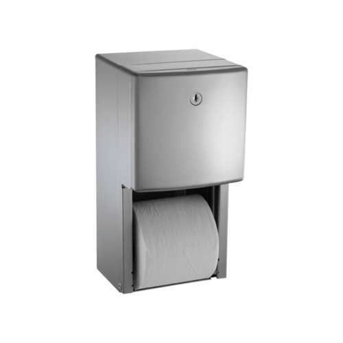 ASI 20030 Roval Twin Hide-A-Roll Toilet Tissue Dispenser - Surface Mounted