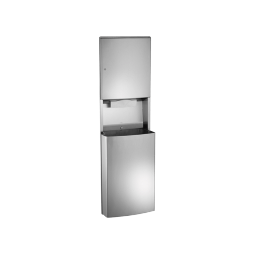 ASI 20469 Roval Paper Towel Dispenser with Removable Waste Receptacle - 14.8 gal