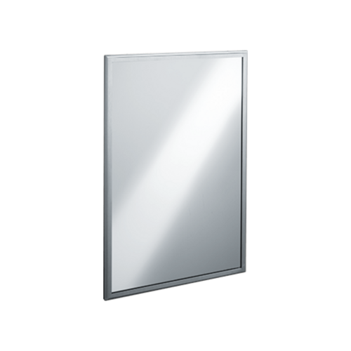 ASI 20650-B2436 Roval Stainless Steel Mirror, Inter-Lok Frame, Tempered Glass, 24