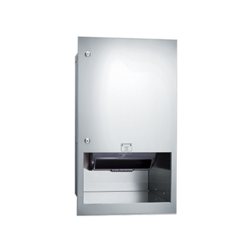 ASI 645210A Simplicity Auto Recessed Battery Roll Paper Towel Dispenser