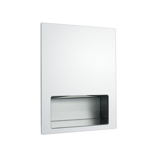 ASI 6457-00 Piatto Fully Recessed Paper Towel Dispenser - White Phenolic Door
