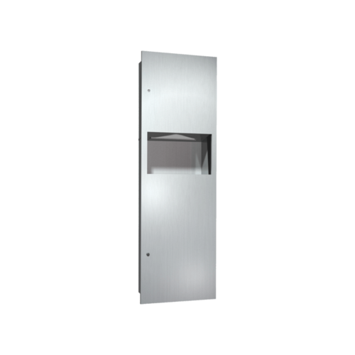 ASI 6462 Simplicity Recessed Paper Towel Dispenser Waste Receptacle - 9 Gal.