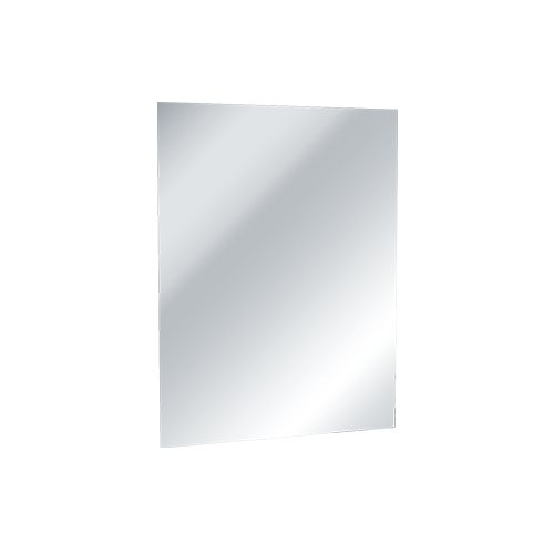 ASI 8026-1836 Mirror - Frameless, Stainless Steel w/ Masonite Backing - Type 304, Polished #8 Mirror Finish - 18