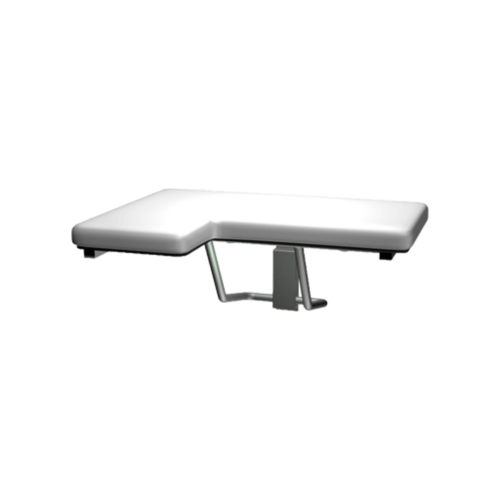 ASI 8205-R ADA L-Shaped Folding Shower Seat, Right Hand, Padded, 33