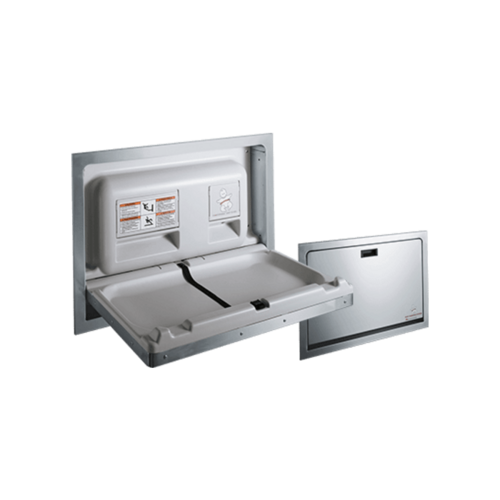 ASI 9013 Horizontal Baby Changing Station - Stainless Steel Housing