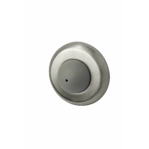 Rockwood 406T Convex Wrought Wall Stop with Torx Screws, Satin Stainless Steel