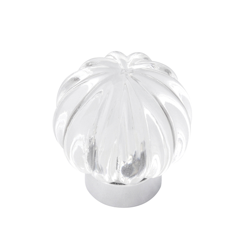 Belwith Keeler B076571-GLCH Luster Round Knob, 1-1/4