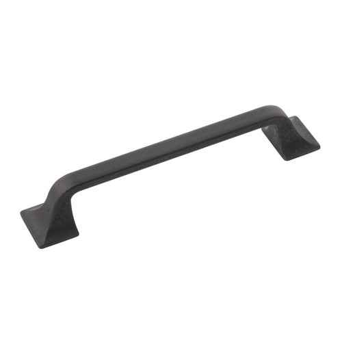 Hickory Hardware H076702-BI 128mm Center-to-Center Forge Pull - 5-1/16 Inch