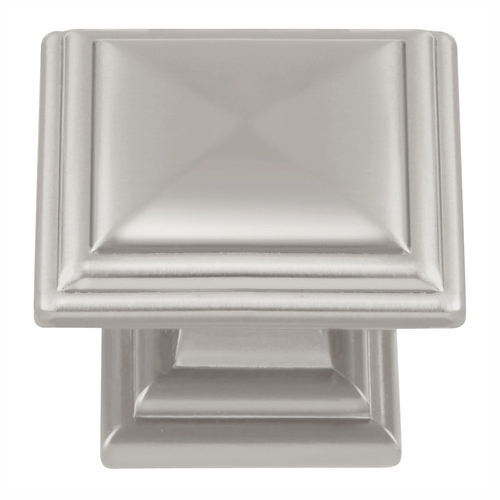 Hickory Hardware HH74639-SN 1-5/16 Inch Square Somerset Knob