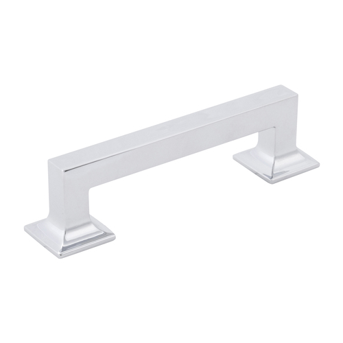 Hickory Hardware P3011-CH 96mm Center-to-Center Studio Pull - 3-3/4 Inch
