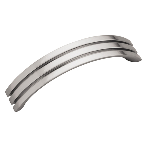 Hickory Hardware P3301-SN 96mm Center-to-Center Axis Pull - 3-3/4 Inch