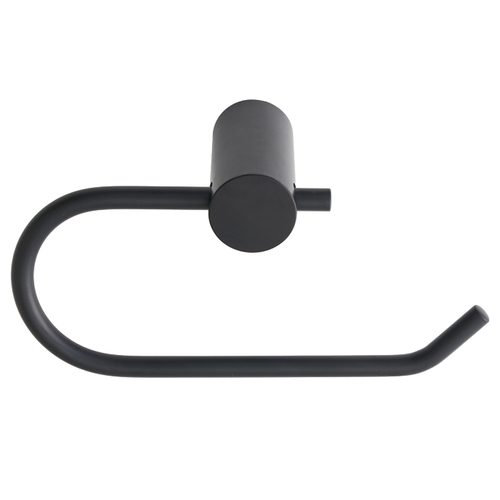 BHP 0807BLK Palo Alto Euro Paper Holder, Matte Black